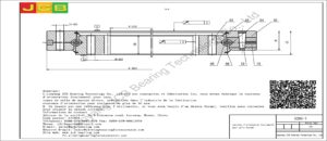 couronne d'orientation (roulement) pour pelle Hyundai R265-7