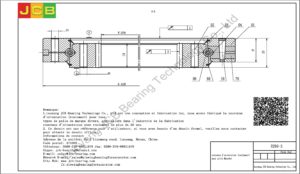 couronne d'orientation (roulement) pour pelle Hyundai R290-3