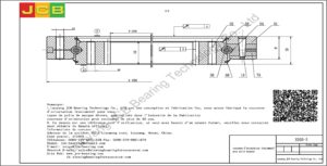 couronne d'orientation (roulement) pour pelle Hyundai R300-5