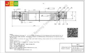 couronne d'orientation (roulement) pour pelle Hyundai R55-5