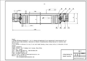 couronne d'orientation (roulement) pour pelle Hyundai R55-7