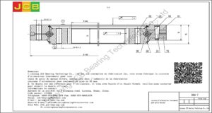 couronne d'orientation (roulement) pour pelle Hyundai R80-7