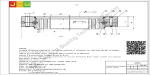 couronne d'orientation (roulement) pour pelle caterpillar CAT315