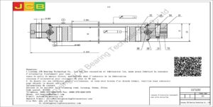 couronne d'orientation (roulement) pour pelle caterpillar CAT320C