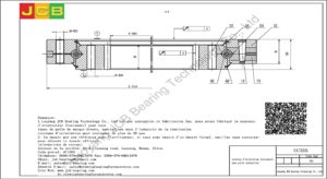 couronne d'orientation (roulement) pour pelle caterpillar CAT320L
