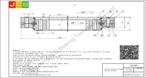 couronne d'orientation (roulement) pour pelle caterpillar CAT330CL