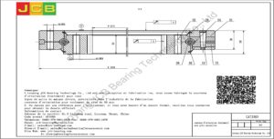 couronne d'orientation (roulement) pour pelle caterpillar CAT330D