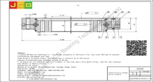 couronne d'orientation (roulement) pour pelle caterpillar CAT345C
