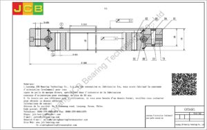 couronne d'orientation (roulement) pour pelle caterpillar CAT345CL