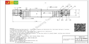 couronne d'orientation (roulement) pour pelle daewoo DH300-5(V)