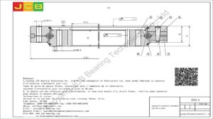 couronne d'orientation (roulement) pour pelle daewoo DH55-5