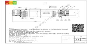 couronne d'orientation (roulement) pour pelle daewoo DH60