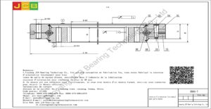 couronne d'orientation (roulement) pour pelle daewoo DH80-7