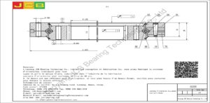 couronne d'orientation (roulement) pour pelle daewoo DX300
