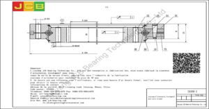 couronne d'orientation (roulement) pour pelle hitachi EX300-3