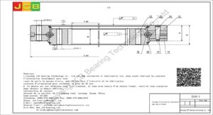 couronne d'orientation (roulement) pour pelle hitachi EX40-1