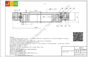 couronne d'orientation (roulement) pour pelle hitachi EX520-3
