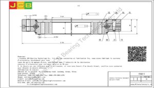 couronne d'orientation (roulement) pour pelle hitachi EX60-2