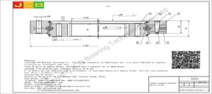 couronne d'orientation (roulement) pour pelle hitachi EX870