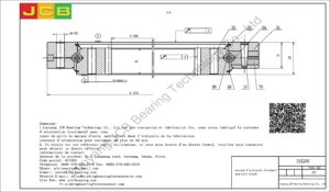 couronne d'orientation (roulement) pour pelle hitachi ZAX200