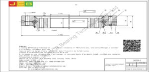 couronne d'orientation (roulement) pour pelle hitachi ZAX220-5