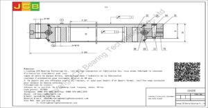 couronne d'orientation (roulement) pour pelle hitachi ZAX330