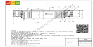 couronne d'orientation (roulement) pour pelle hitachi ZAX850