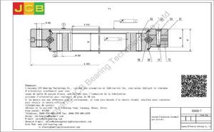 couronne d'orientation (roulement) pour pelle kato HD800-7