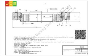 couronne d'orientation (roulement) pour pelle kobelco SK120-5