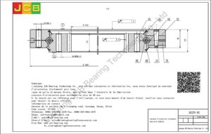 couronne d'orientation (roulement) pour pelle kobelco SK230-6E