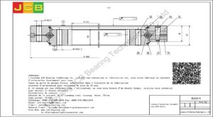 couronne d'orientation (roulement) pour pelle kobelco SK250-6