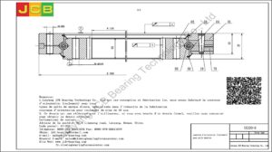 couronne d'orientation (roulement) pour pelle kobelco SK330-6