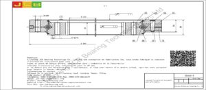 couronne d'orientation (roulement) pour pelle kobelco SK450-6
