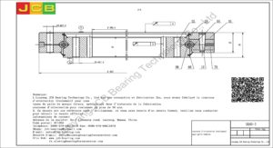 couronne d'orientation (roulement) pour pelle kobelco SK60-3