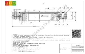 couronne d'orientation (roulement) pour pelle komatsu PC150-7