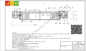 couronne d'orientation (roulement) pour pelle komatsu PC200-6LC