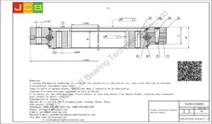 couronne d'orientation (roulement) pour pelle komatsu PC200-6(S6D95)