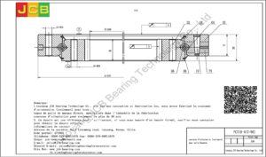 couronne d'orientation (roulement) pour pelle komatsu PC210-8(96Z)
