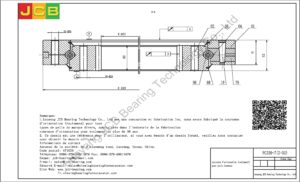 couronne d'orientation (roulement) pour pelle komatsu PC220-7
