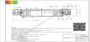 couronne d'orientation (roulement) pour pelle komatsu PC30-2(92Z)