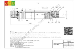 couronne d'orientation (roulement) pour pelle komatsu PC360-6