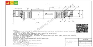 couronne d'orientation (roulement) pour pelle komatsu PC400-6