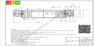 couronne d'orientation (roulement) pour pelle komatsu PC450-5