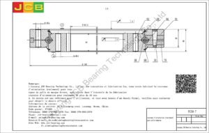 couronne d'orientation (roulement) pour pelle komatsu PC50-7