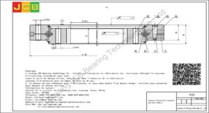 couronne d'orientation (roulement) pour pelle komatsu PC55
