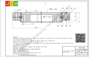 couronne d'orientation (roulement) pour pelle komatsu PC60-7(76Z