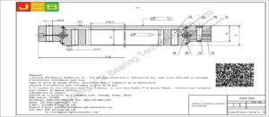 couronne d'orientation (roulement) pour pelle sany SY65(76Z)