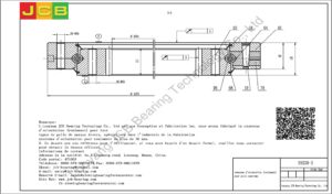 couronne d'orientation (roulement) pour pelle sumitomo SH220-2