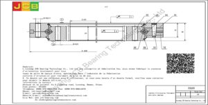 couronne d'orientation (roulement) pour pelle sumitomo SH265