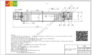 couronne d'orientation (roulement) pour pelle sumitomo SH280